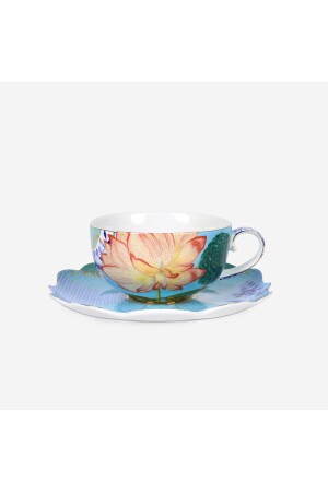 Königsblaue Porzellan-Teetasse 225 ml 51004027 - 1