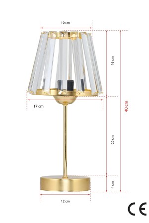 Konischer Kristallglas einzelner moderner klassischer Lampenschirm E407 - 5