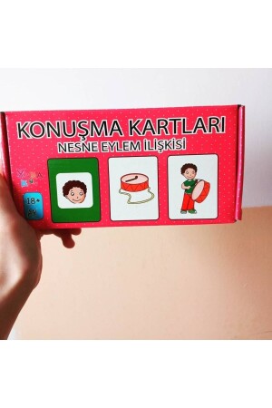 Konuşma Kartları - Nesne Eylem Ilişkisi (18 AY) Özel Eğitim Yukakids DM3620 - 4