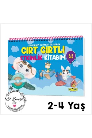 Konuşma Ve Dikkati Geliştiren 2-4 Yaş Cırt Cırtlı Etkinlik Kitabım - 2