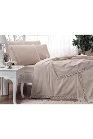 Kopenakili Frozen Doppelbett-Bettwäsche-Set – Kamel 60150304 - 1