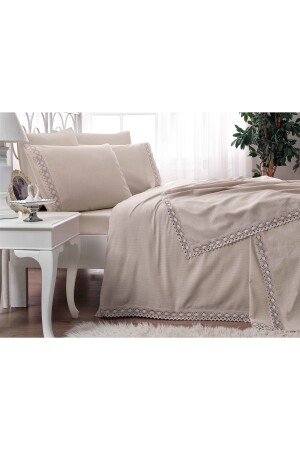 Kopenakili Frozen Doppelbett-Bettwäsche-Set – Kamel 60150304 - 2