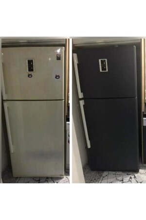 Kopie – Mattschwarze Kühlschrank-Abdeckfolie - 3