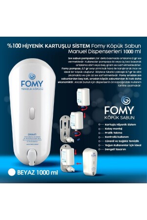 Köpük Sabun Dispenseri 1000 Ml - 4 Adet Tanev.FOMY-S15 - 3