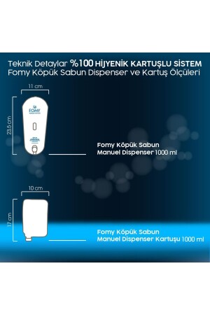 Köpük Sabun Dispenseri 1000 Ml - 4 Adet Tanev.FOMY-S15 - 4