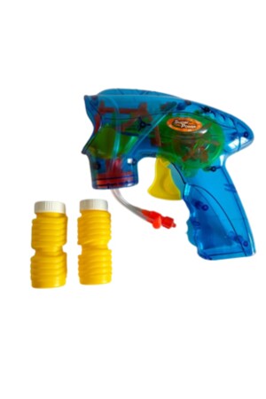 Köpük Tabancası - Baloncuk Tabancası - Bubble Gun - Işıklı Köpük Makinesi Pilli köpüklü silah - 5