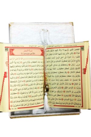 Koran-Kristallstein-Gebetsperlen in Samtbox, weiße Farbe, mittlere Größe - 3