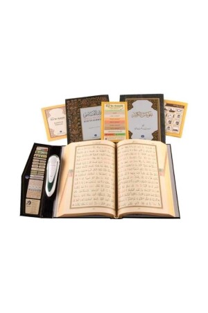 Koran-Lesestift-Set – Koran-Stift mit Kaaba-Muster – mittlere Größe (16 x 24 cm) - 4