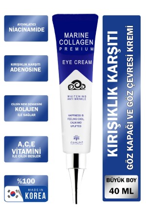 Korean Saf Collagen Ve Niasinamid Içeren Göz Çevresi Ve Göz Kapağı Kırışıklık Kremi - 4