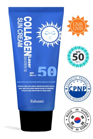 Korean Saf Collagen Ve Niasinamid Içeren Nemlendirici Ve Aydınlatıcı Spf50 Pa Laser Güneş Kremi ESH04 - 3