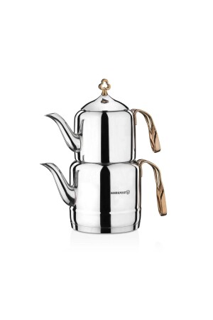 مجموعة من صناديق الشاي من الزهرة الزهرية - Korkmaz