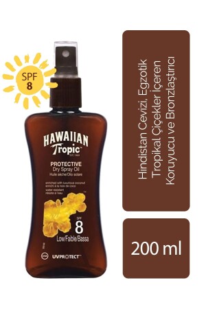 Hawaııan Tropıc Koruyucu Ve Bronzlaştırıcı Yağ Spf 8 5099821009977 - 2