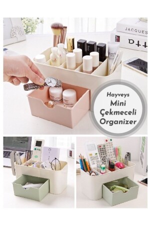 Kosmetik-Organizer, Organizer mit Mini-Schublade - 2