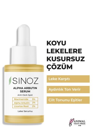 Koyu Leke Karşıtı Arbutin Cilt Serumu (Niacinamide 5% - Alpha Arbutin 2%) 30 ML - 1