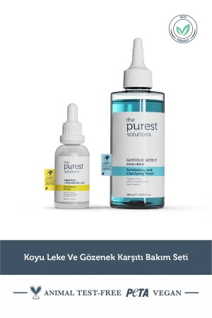 Koyu Leke ve Gözenek Önlemeye Yardımcı Bakım Seti 200 ml - 30 ml - 2