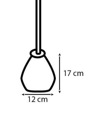 Koza 12x17 cm Rattanlampe 29881 - 8