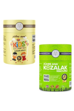 Kozalak Macunu 240 gr Kids Pekmez Arı Sütü Vitamin Kakaolu Macun 240 gr - Zühre Ana