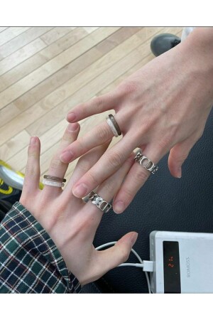 Kpop Straykıds Hyunlix Hyunjin-Felix Ring - 3