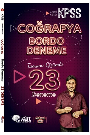 Kpss Coğrafya Tamamı Çözümlü 23 Bordo Deneme Sınavı - 2