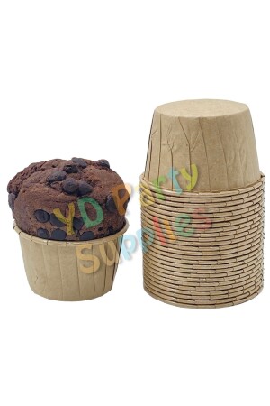 Kraft Muffin Kek Kalıbı 25 Adet 50x39 - 5