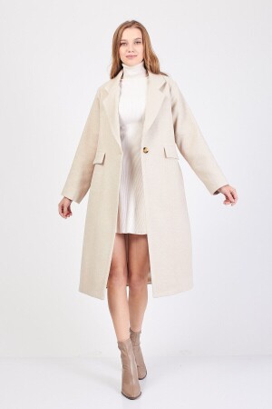 Krem Kaşe Kaban / Sevdeuğurcollection L - Sevdeugur