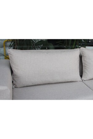 Cremefarbenes Leinenmodell Sofa-Rückenkissen / Sofakissen / Rückenkissenbezug keten121 - AYPETEKS