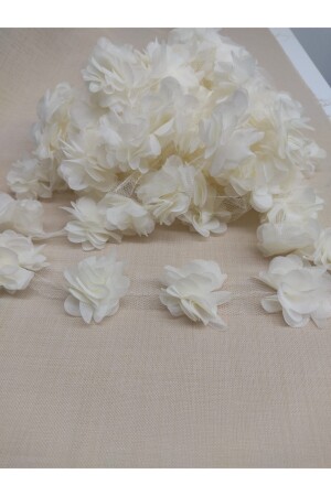 Krem Lazer Kesim Çiçek - Hobisma