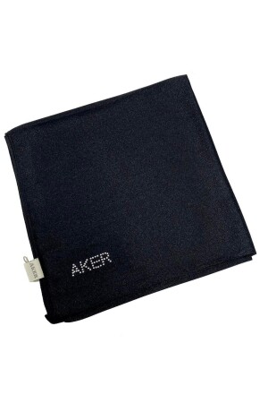 Kristal Eşarp - Düz Renk - 3030200-911 - Siyah SE3030200 - Aker