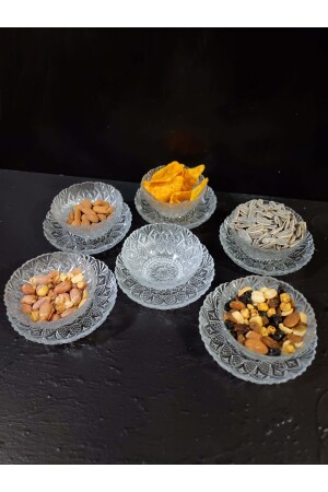 Kristallteller- und Schüsselset, 12-teiliges Set – Snackschale & Kuchen & Präsentation zh5489080 - 7