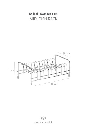 Krom Midi Tabaklık - Bulaşıklık TK-845 - 6