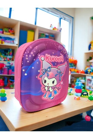 Kromi 3D-geprägter Kindergarten-Rucksack für den Kindergarten und den täglichen Gebrauch, 2–6 Jahre alt - 2