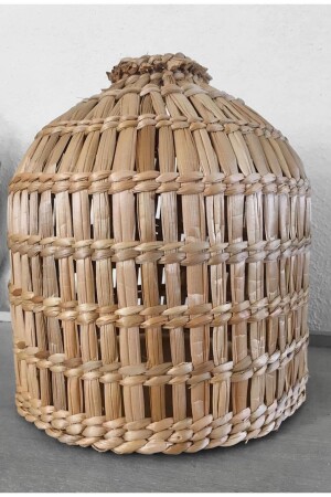 Kronleuchter aus Korbgeflecht und Bambus-Rattan, 30 cm (Sockel im Lieferumfang enthalten) ERS75837 - 1