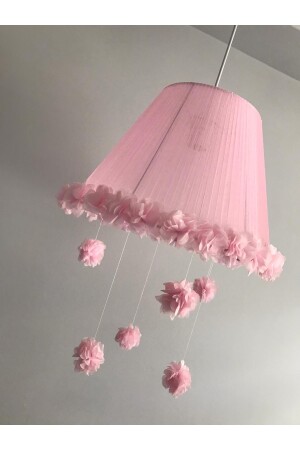 Kronleuchter für Baby- und Kinderzimmer, rosa Verpackung, Laserblume, rosa laserflowerpinkwrapping - 5