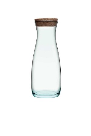 Krug Paşabahçe Aware Amphora Flasche mit Korkverschluss -1180 ml 0005 - 1