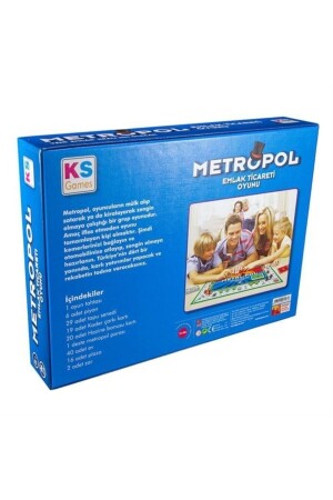 Ks Game Metropol Emlak Ticaret Oyunu Monopoly Monopoli Yeni Model wb027027084667271 - 7