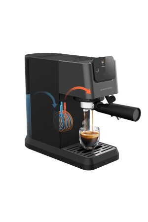 Ksm 4330 Delisia Coffee Yarı Otomatik Süt Köpürtücülü Espresso Makinesi - 4