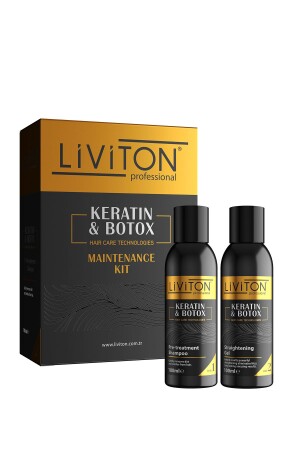 Kuaforhane Liviton Keratin Botox 100 ml Mini-Set. Shampoo Keratin - 1