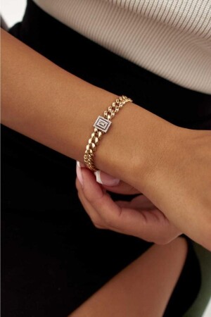 Kubanisches Baguette-Diamant-Armband - 2