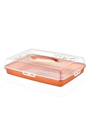 Kuchen Kuchen Gebäck Pyrex Transportbehälter und Lagerbehälter KNC-0073 - 2