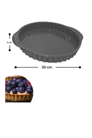 Kuchen- und Tortenform aus Silikon, 30 cm - 3