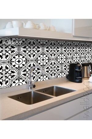 Küchenarbeitsplattenfliesen-Folienaufkleber wallfolyo003 - 1