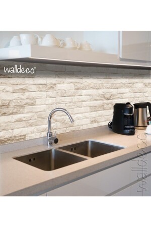 Küchenarbeitsplattenfliesen-Folienaufkleber wallfolyo008 - 1