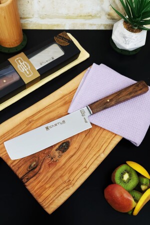 Küchenmesserset der Elite-Serie, Kochmesser, Fleisch, Brot, Gemüsemesser (Nakiri) CS47 - 1