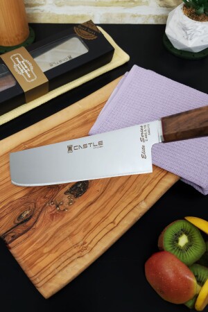 Küchenmesserset der Elite-Serie, Kochmesser, Fleisch, Brot, Gemüsemesser (Nakiri) CS47 - 5