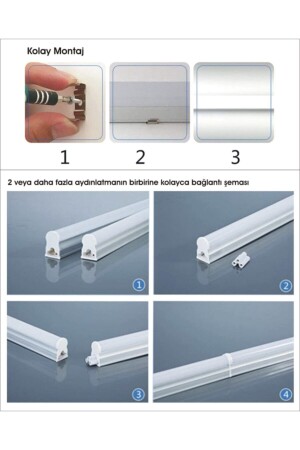 Küchenschrank-Möbelbeleuchtung mit Ein-/Ausschalter 60 cm – Tageslicht - 9