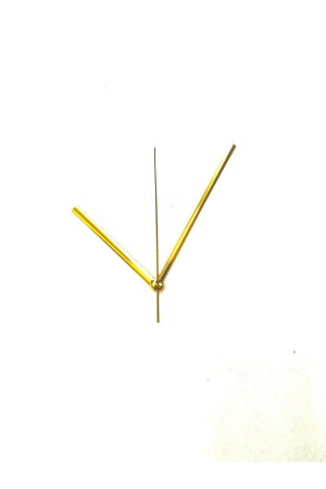 Küçük Gold Çubuk Metal Akrep Yelkovan - Özel Sistem - Metaquartz Aksesuar