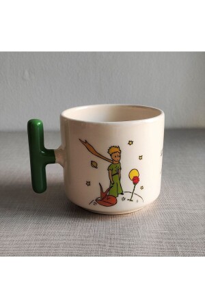 Der kleine Prinz bedruckte Tasse/Becher mit T-Griff - 1An Tasarim