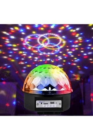 Kugel-Disco-Kugel-Musik-Player, buntes Laserlicht, Bluetooth-Sound, aktivierte Lichter, Disco-Party-Licht - 1