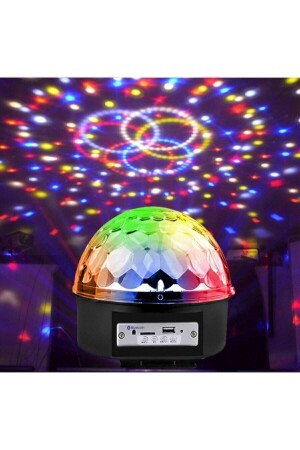 Kugel-Disco-Kugel-Musik-Player, buntes Laserlicht, Bluetooth-Sound, aktivierte Lichter, Disco-Party-Licht - 6