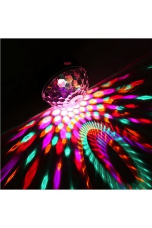 Kugel-Disco-Kugel-Musik-Player, buntes Laserlicht, Bluetooth-Sound, aktivierte Lichter, Disco-Party-Licht - 8